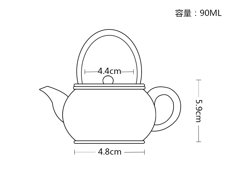 工艺美术大师陈朝超，柴烧石瓢壶（落款：敬一山房）