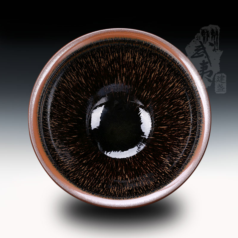 建盏大师叶礼忠，窑变兔毫
