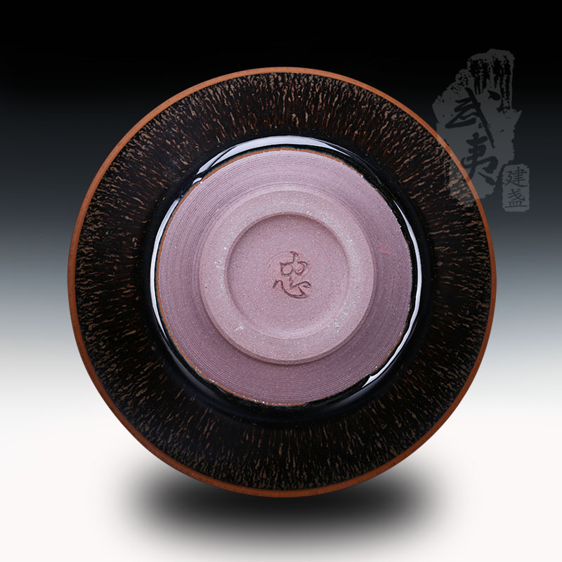 建盏大师叶礼忠，窑变兔毫