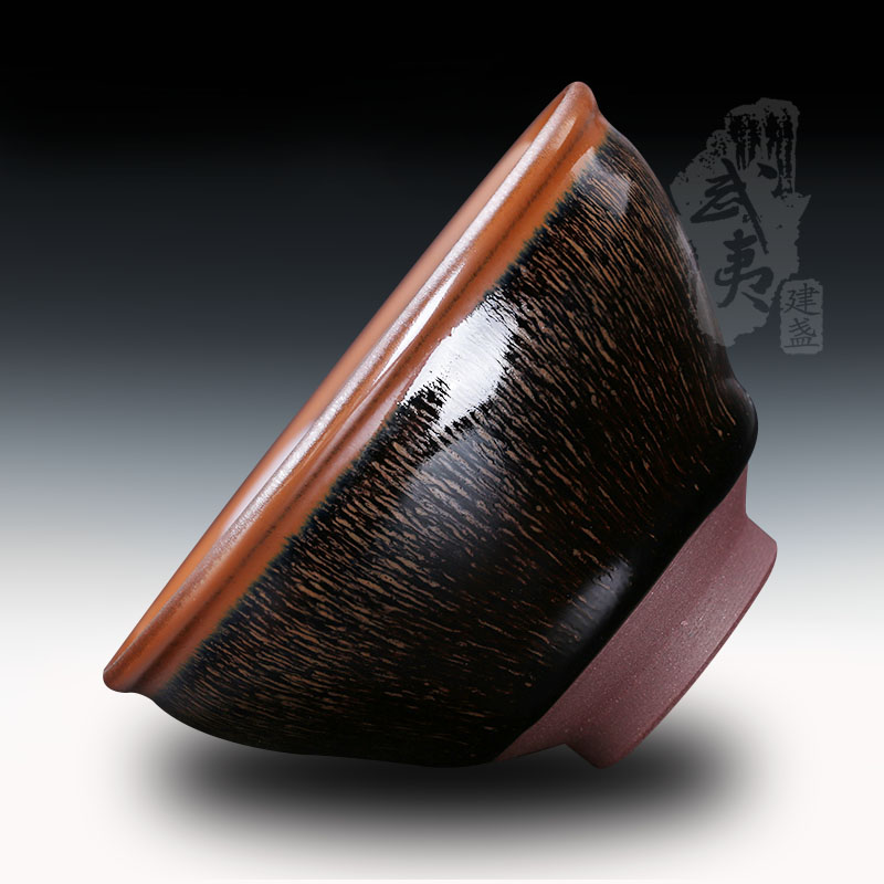 建盏大师叶礼忠，窑变兔毫