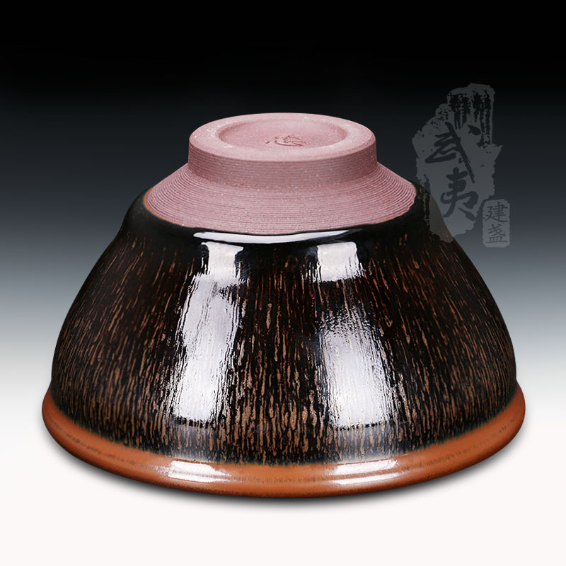 建盏大师叶礼忠，窑变兔毫