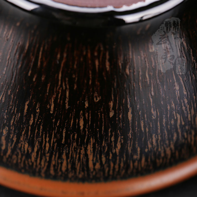 建盏大师叶礼忠，窑变兔毫