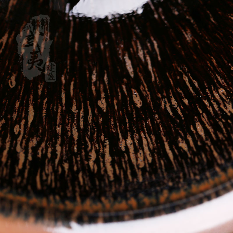 建盏大师叶礼忠，窑变兔毫