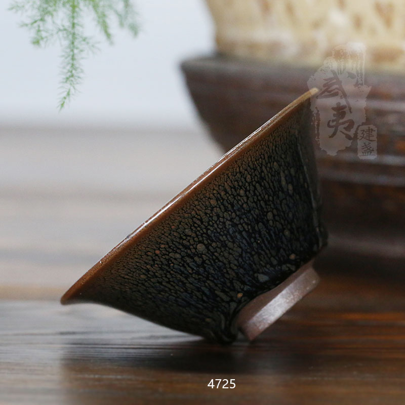 建盏大师陈其富，限量版复古油滴小喇叭