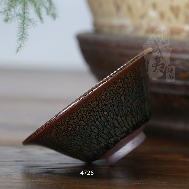 建盏大师陈其富，限量版复古油滴小喇叭