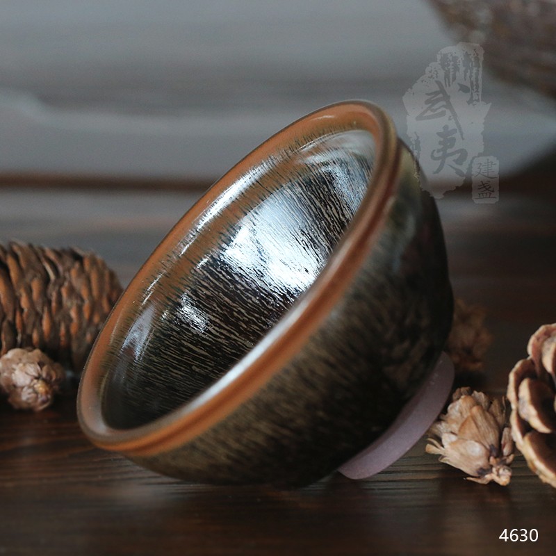 建盏大师叶礼忠，窑变兔毫