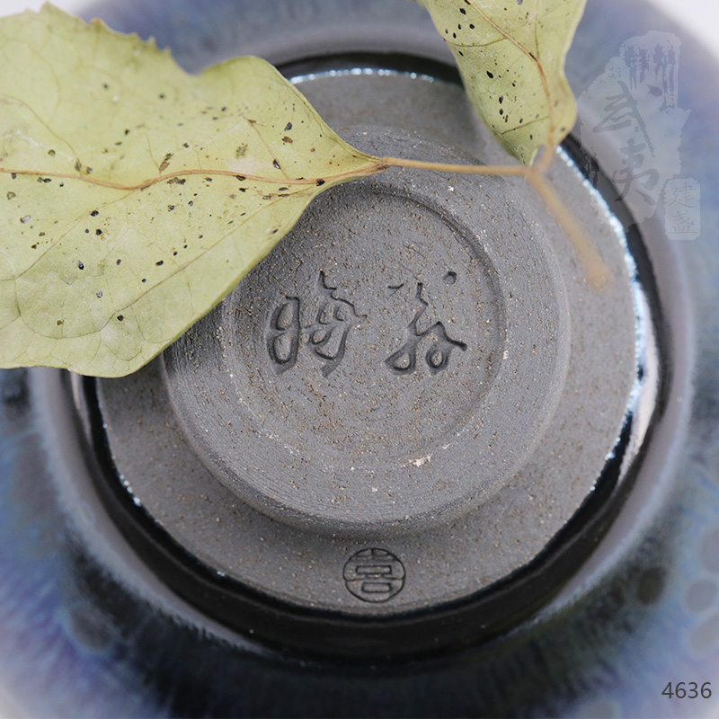 建盏大师陆金喜，曜变束口盏晦翁