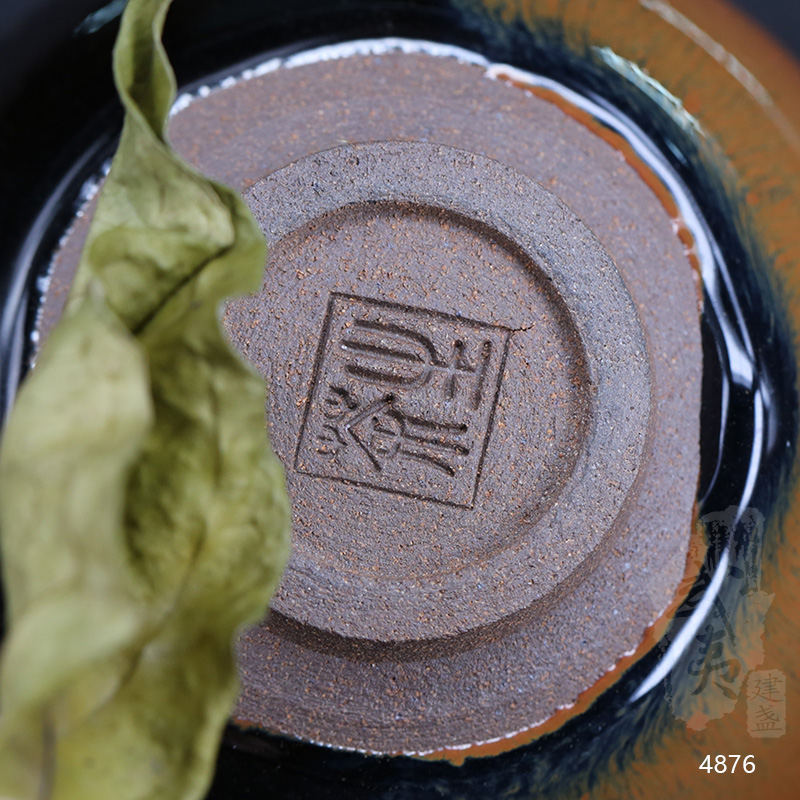建盏大师丁家相，太极盏