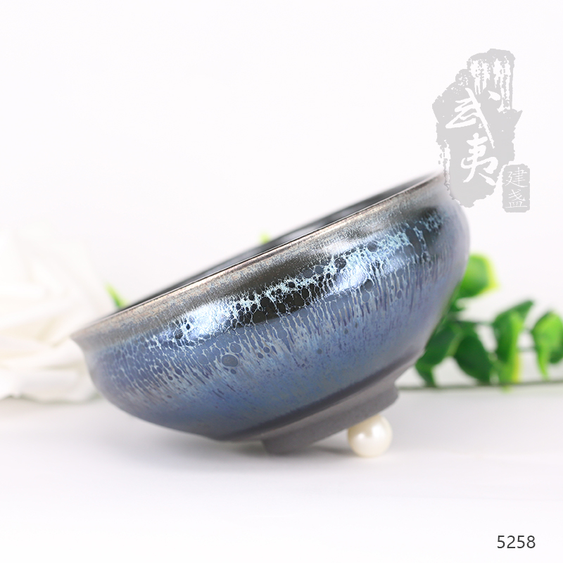 建盏大师陆金喜，曜变（钵）（晦翁）