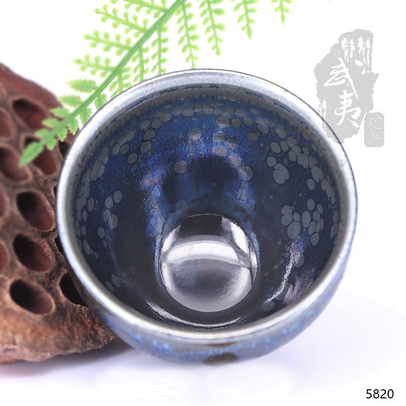 建盏大师陆金喜,曜变束口盏(晦翁) 建盏大师陆金喜,曜变束口盏(晦翁)