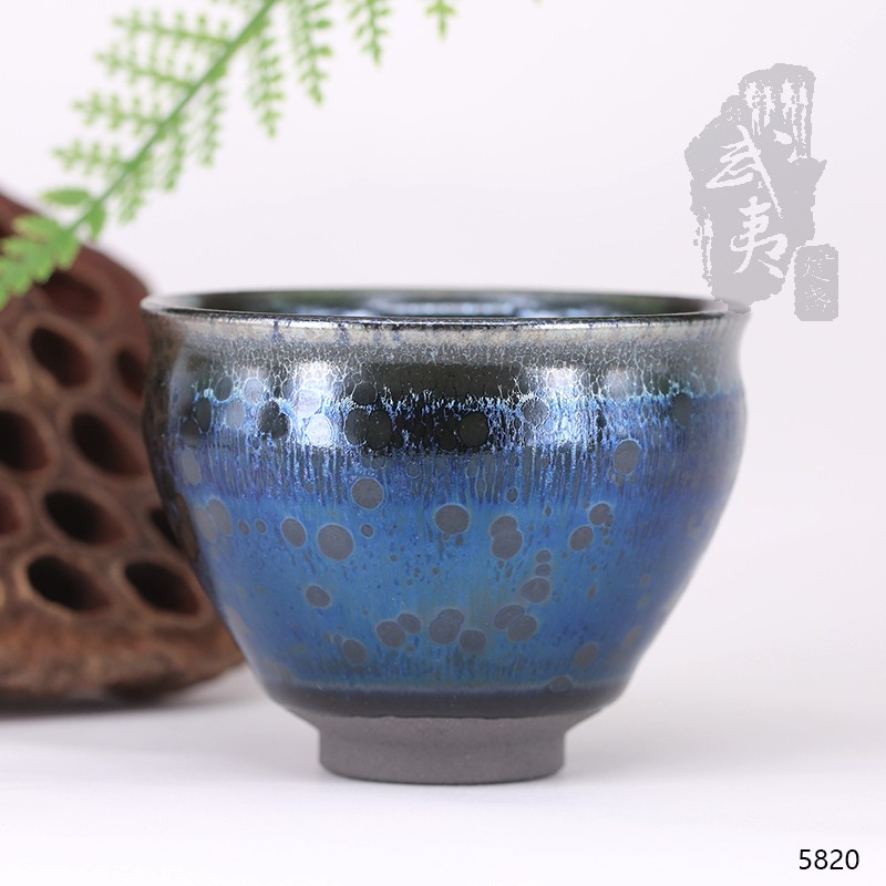 建盏大师陆金喜,曜变束口盏(晦翁) 建盏大师陆金喜,曜变束口盏(晦翁)