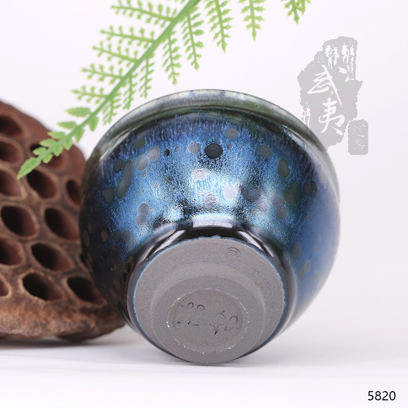 建盏大师陆金喜,曜变束口盏(晦翁) 建盏大师陆金喜,曜变束口盏(晦翁)