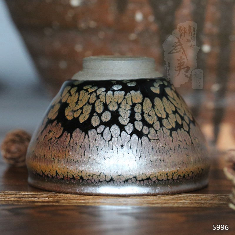 建盏大师杨敏，束口鹧鸪