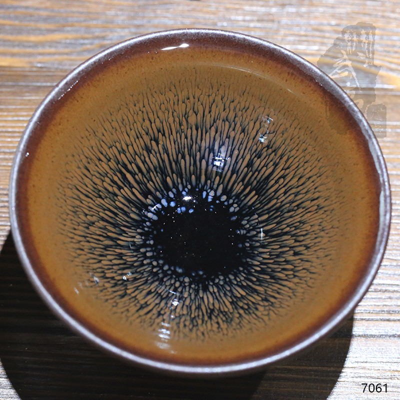 建盏大师叶礼旺，斗笠黄兔毫