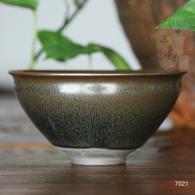 建盏大师孙建兴，黄兔毫茶碗- 隐庐器