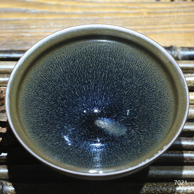 建盏大师孙建兴，黄兔毫茶碗