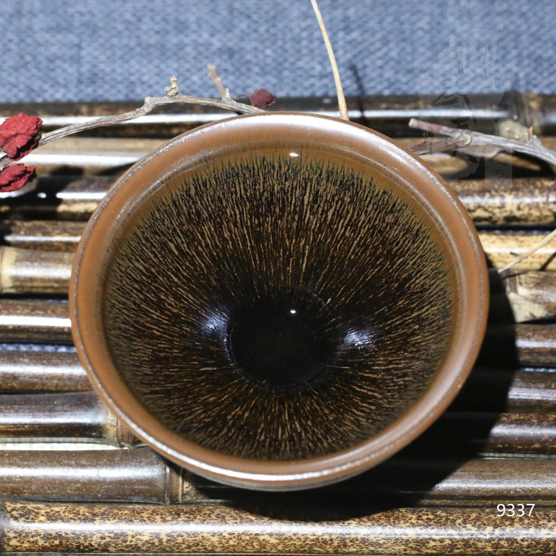 建盏大师叶礼忠，窑变兔毫