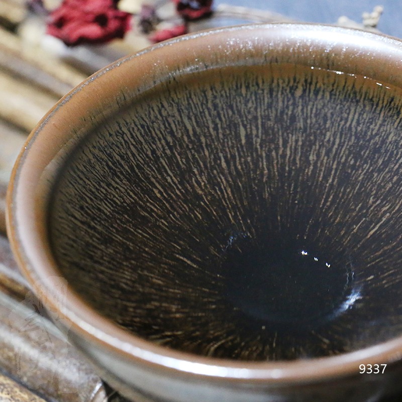 建盏大师叶礼忠，窑变兔毫