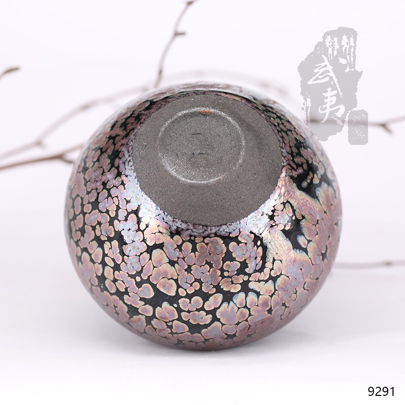 建盏大师饶飞雄，赖敏惺，敛口彩金