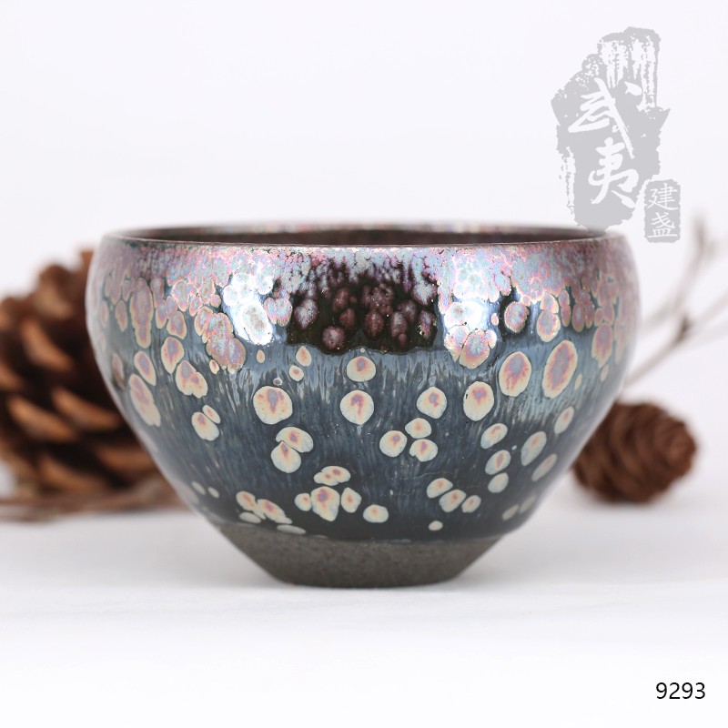 建盏大师饶飞雄，赖敏惺，敛口彩金