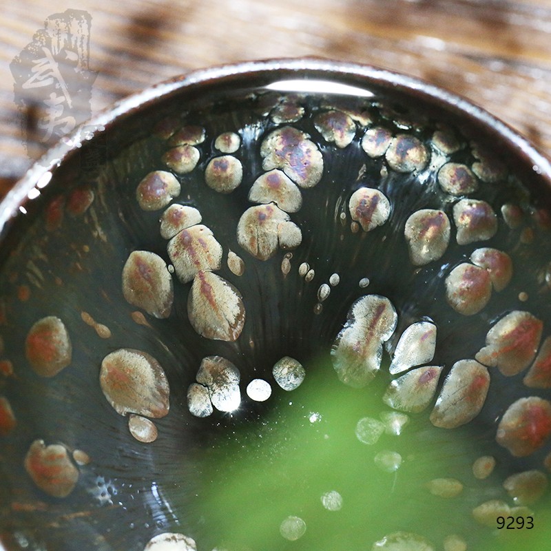建盏大师饶飞雄，赖敏惺，敛口彩金
