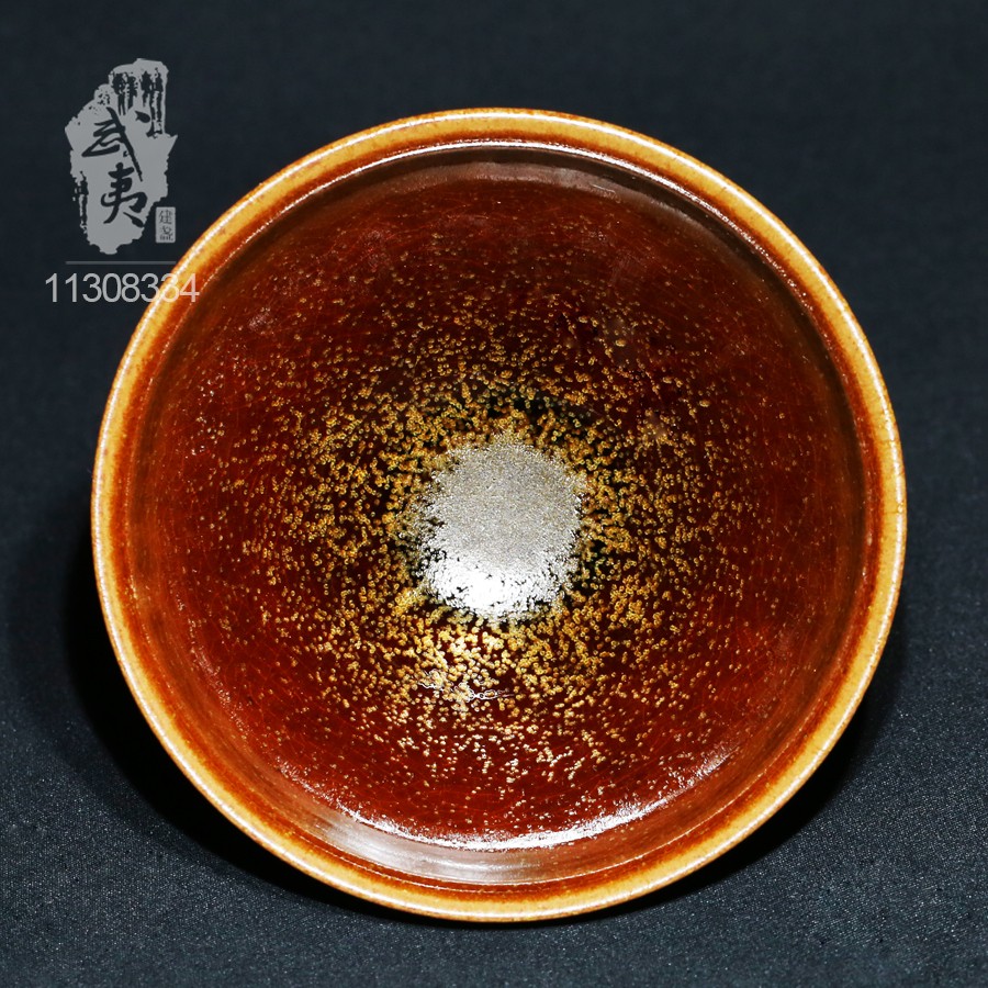 建盏大师危敏捷,柴烧珍品花月夜