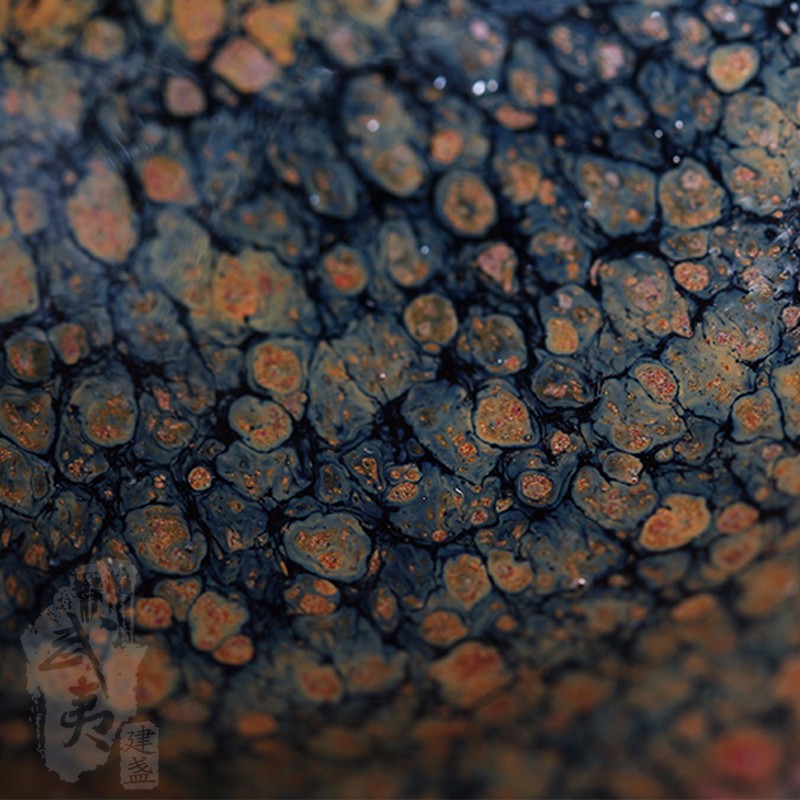 李振贵大师作品，梅花油滴盏