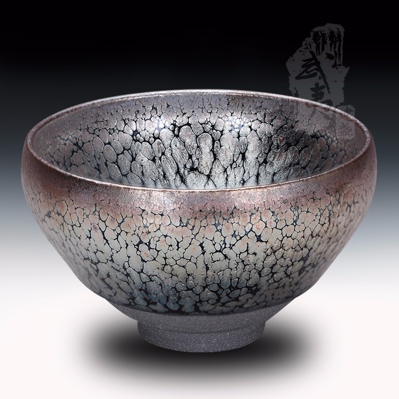 建盏大师饶飞雄、赖敏惺，油滴盏