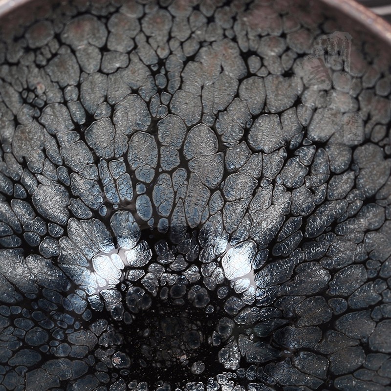 建盏大师饶飞雄、赖敏惺，油滴盏