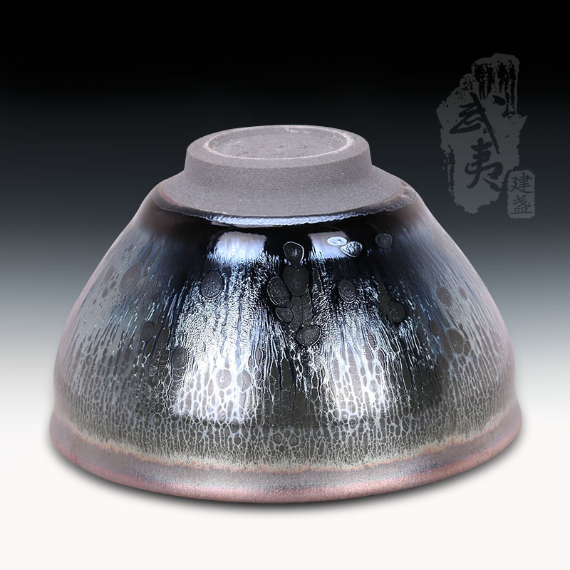 建盏大师吴立主,束口油滴g