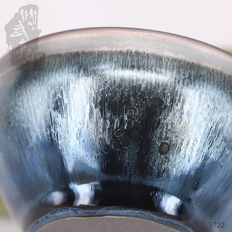 建盏大师吴立主，束口油滴