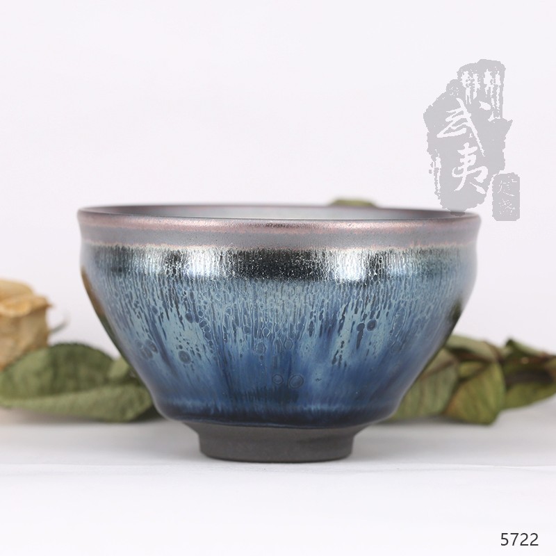 建盏大师吴立主，束口油滴