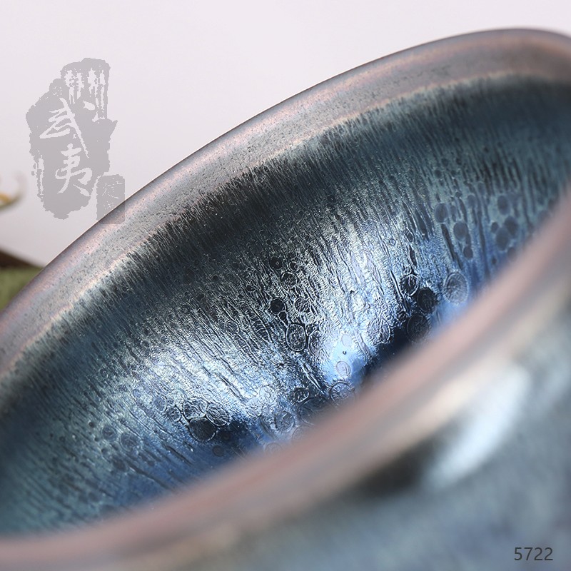 建盏大师吴立主，束口油滴