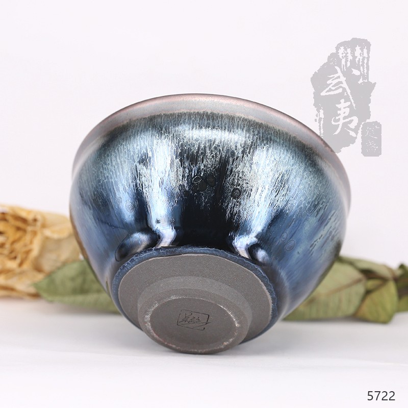 建盏大师吴立主，束口油滴