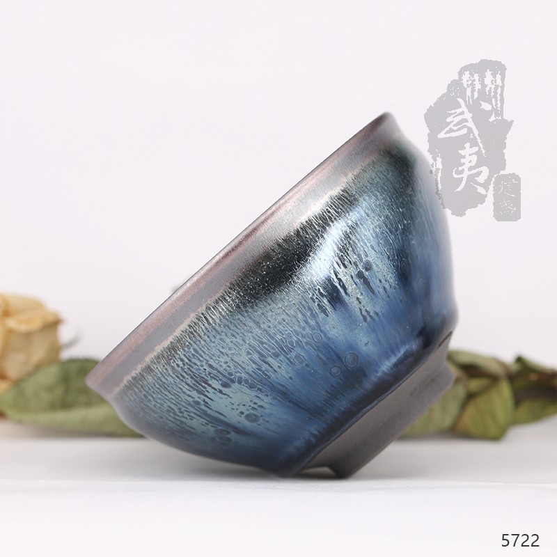 建盏大师吴立主，束口油滴