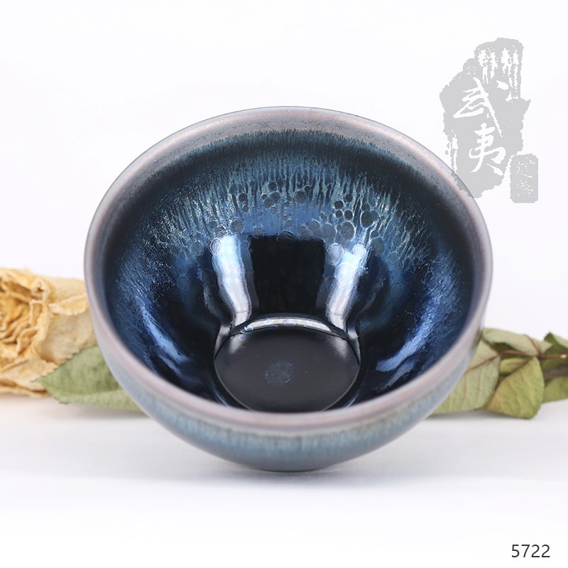 建盏大师吴立主，束口油滴