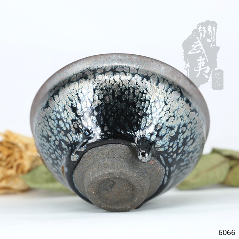 建盏大师李达，鹧鸪斑茶盏