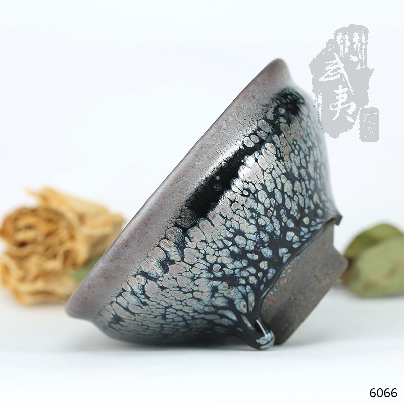 建盏大师李达，鹧鸪斑茶盏