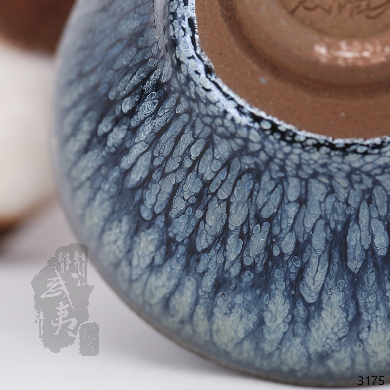 建盏大师蔡龙，小束口油滴