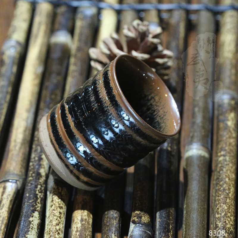 建盏大师危敏捷，竹节杯柴烧