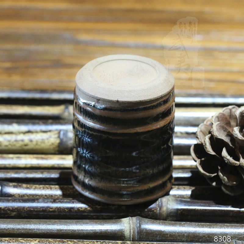 建盏大师危敏捷，竹节杯柴烧