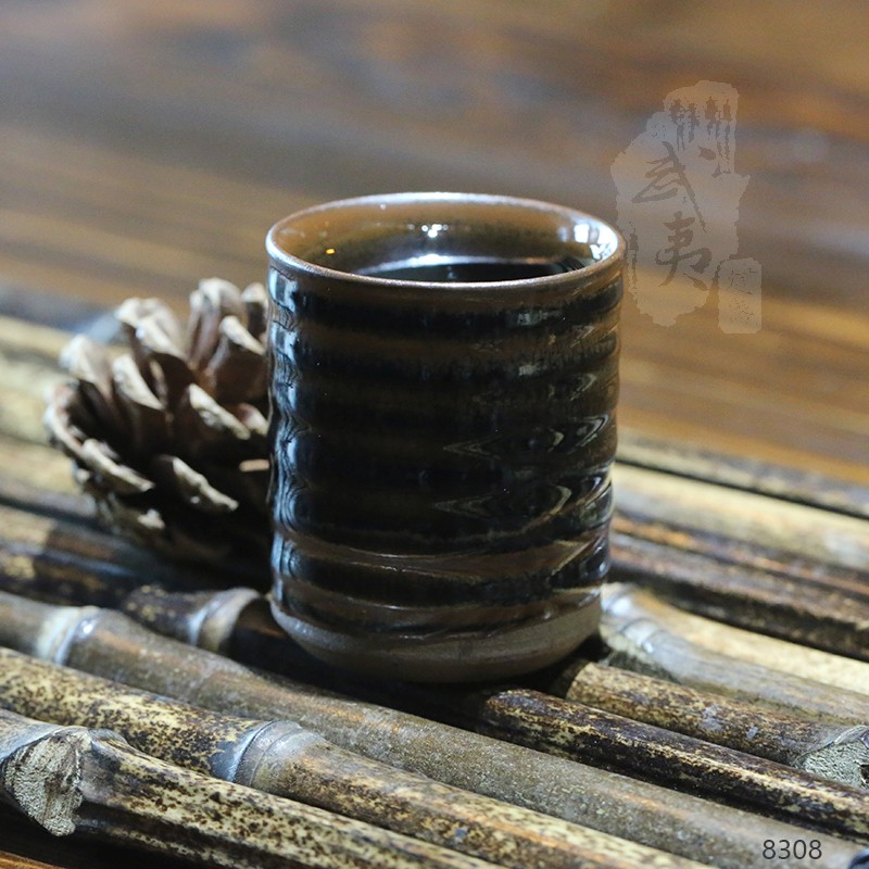 建盏大师危敏捷，竹节杯柴烧