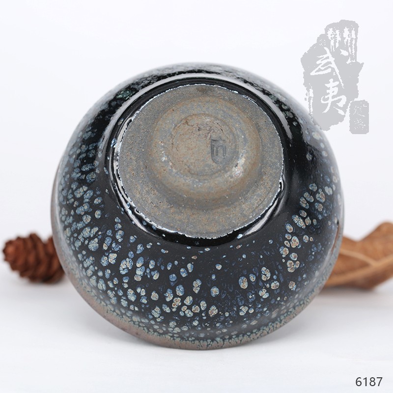 建盏大师李达，鹧鸪斑茶盏- 隐庐器