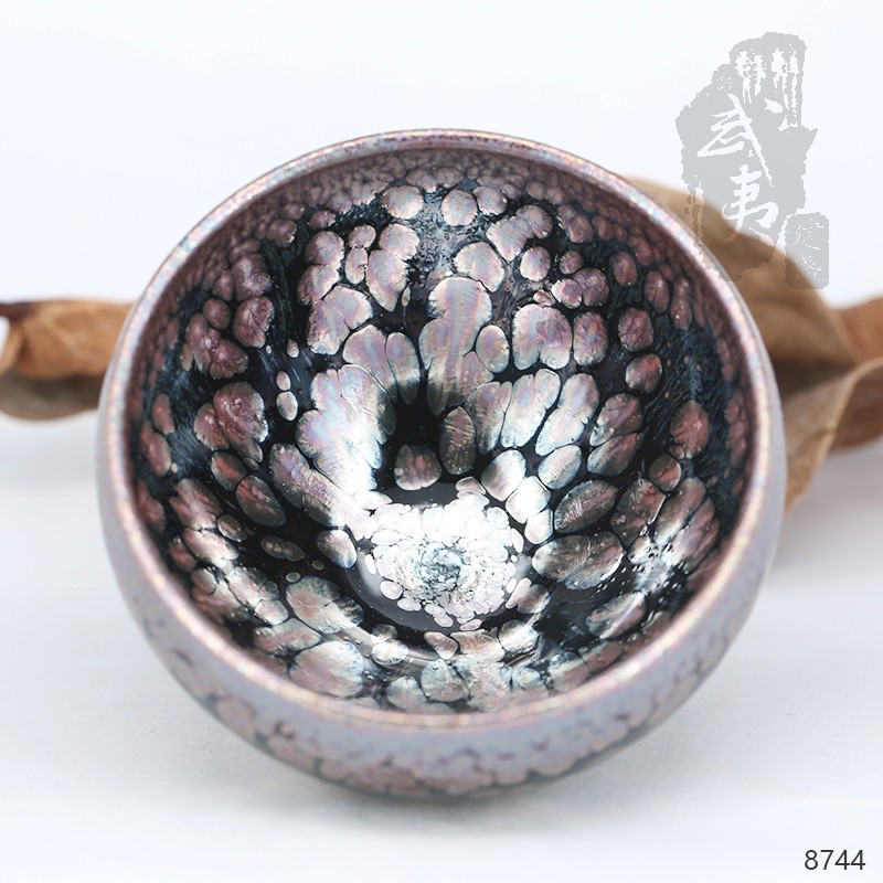 建盏大师饶飞雄，赖敏惺，敛口彩金