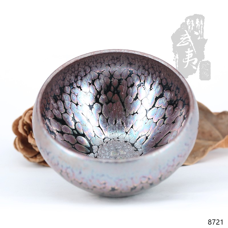 建盏大师饶飞雄，赖敏惺，敛口彩金