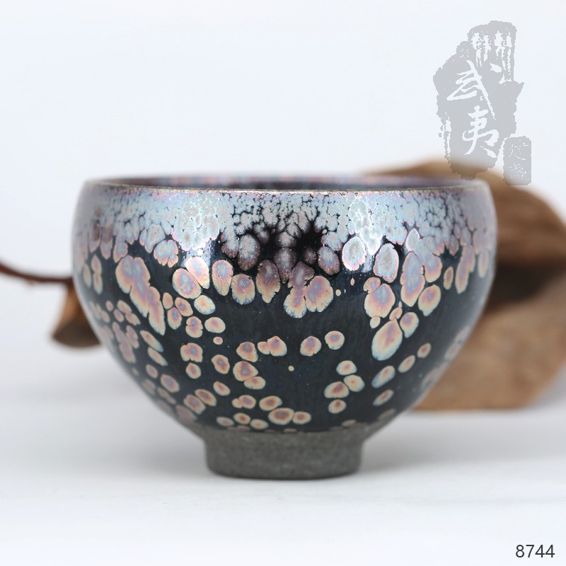 建盏大师饶飞雄，赖敏惺，敛口彩金