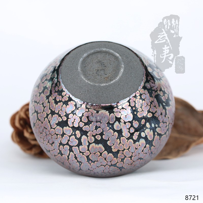 建盏大师饶飞雄，赖敏惺，敛口彩金