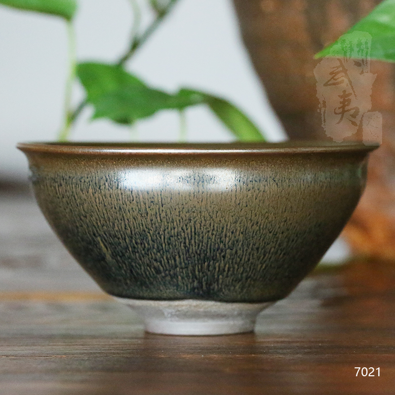 建盏大师孙建兴，黄兔毫茶碗- 隐庐器