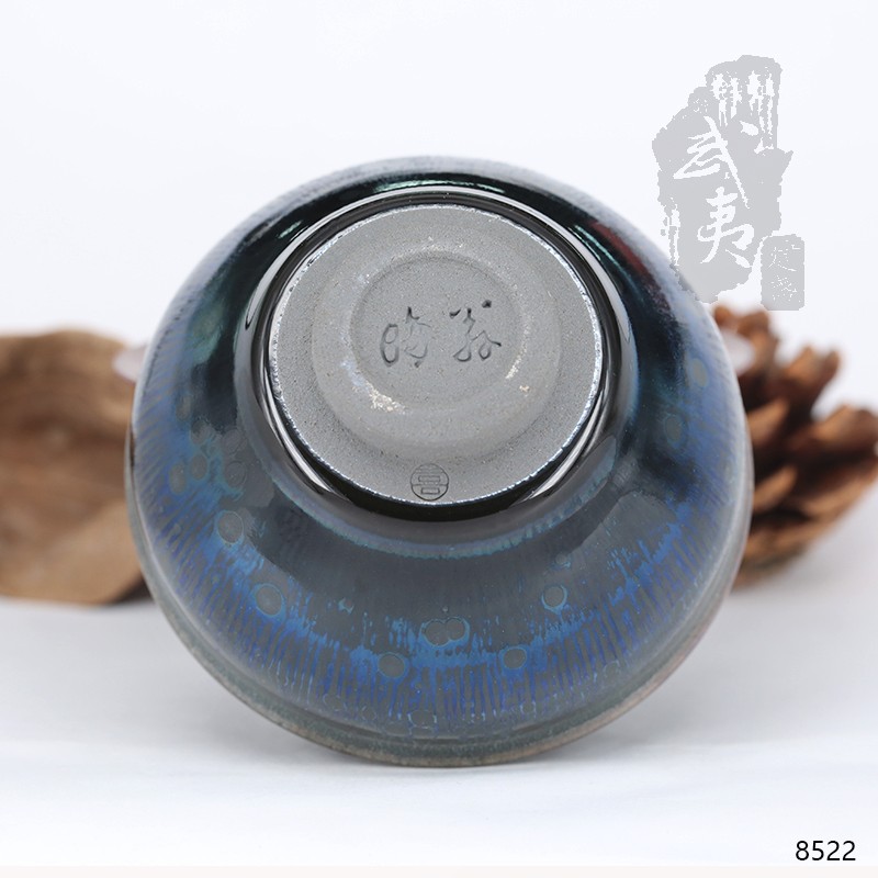 建盏大师陆金喜，曜变束口盏
