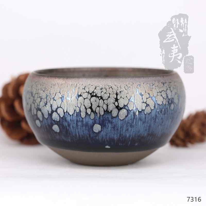 建盏大师阙梅娇，小福临油滴